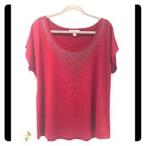 Coldwater Creek Sequined Top